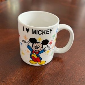 Walt Disney World I Love Mickey Mouse Mug Epcot Magic Kingdom